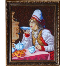 МК-001 "За чаем" по мотивам картины К.Маковского