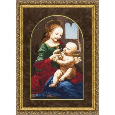 МК-028 "Мадонна Бенуа" по мотивам картины Леонардо да Винчи