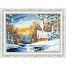 ЛП-051 "Зимняя речка" по мотивам картины В.Нежинского