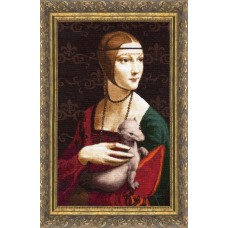 МК-016 "Дама с горностаем" по мотивам картины Леонардо да Винчи