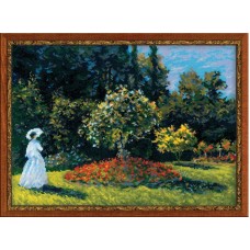 1225  "Дама в саду" по мотивам картины Моне