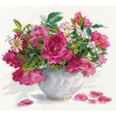 2-25 "Цветущий сад: Розы и ромашки"