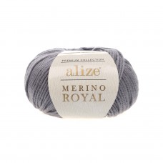 Пряжа "MERINO ROYAL" 87 темно-серый