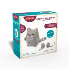 AMG-0101 "Забавный котик" 10 см набор для вязания