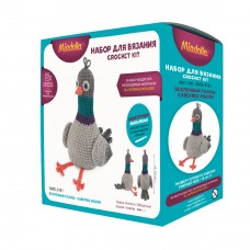 AMG-0161 "Беспечный голубь" 15 см набор для вязания