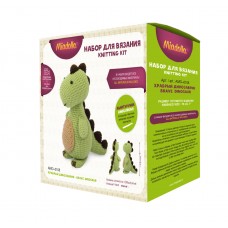 AMG-0108 "Храбрый динозаврик" 18 см набор для вязания