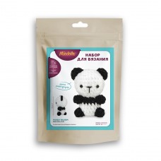 AMG-MIN-0137 "Панда" 10 см набор для вязания (велюр)
