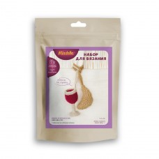 AMG-MIN-0151 "Вино и круассан" 7 см набор для вязания