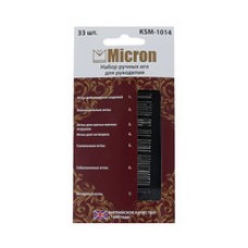 Иглы для рукоделия MICRON KSM-1014 (33 шт)