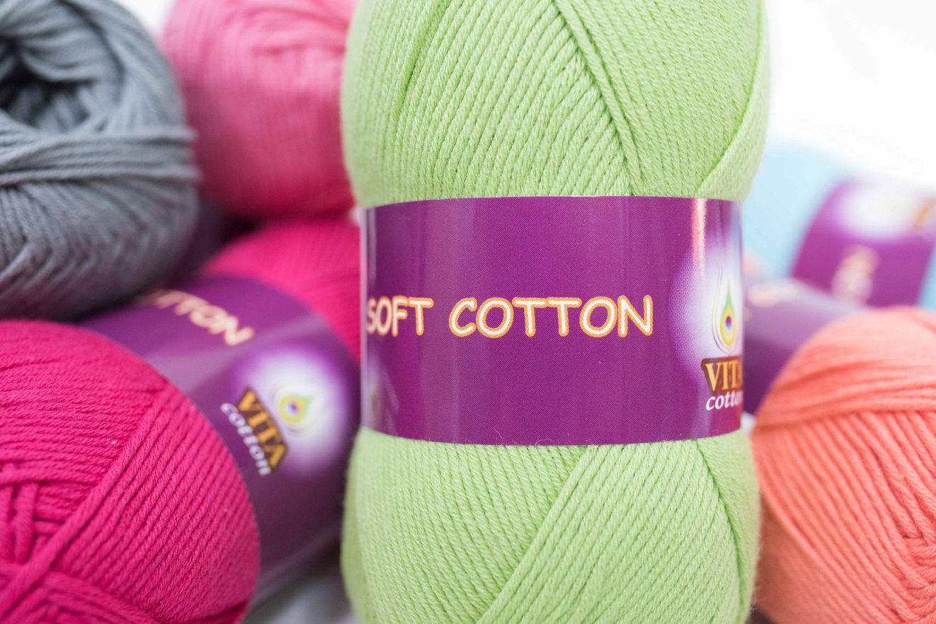 Пряжа softer. Vita Cotton Soft Cotton. Пряжа Vita Cotton Soft Cotton.