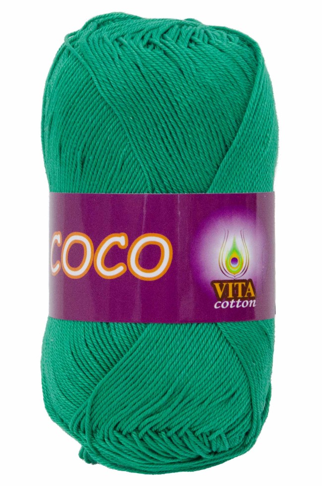 Пряжа vita coco. Пряжа коко 4304. пряжа коко бирюза. vita coco 4307, уп.10шт.